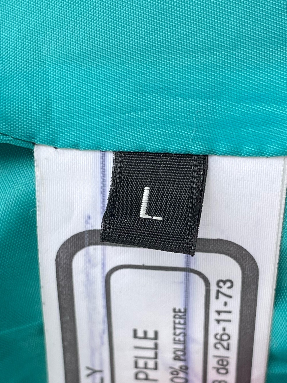 L.Y.N.N. by Carla Ferreri Women's Mint Green Leather Zip-Front Jacket size Large - Picture 10 of 10
